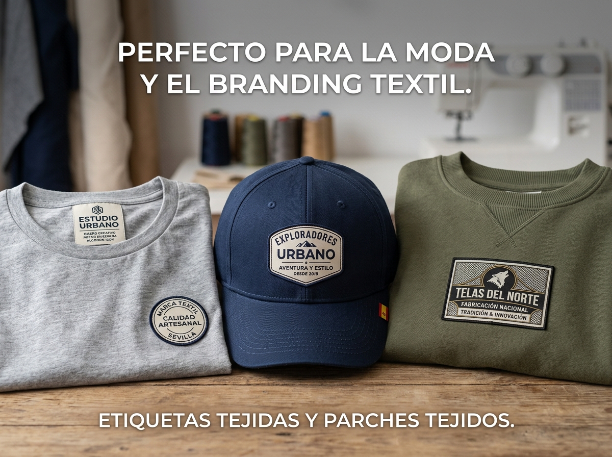 Parches tejidos de alta definición para logos y diseños detallados